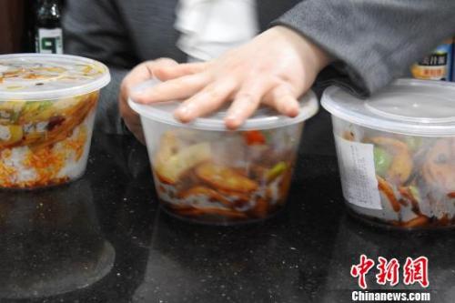 包裝外賣。受訪者供圖