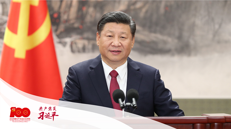 2017年10月25日，習(xí)近平等十九屆中共中央政治局常委同中外記者見面。這是習(xí)近平發(fā)表重要講話。